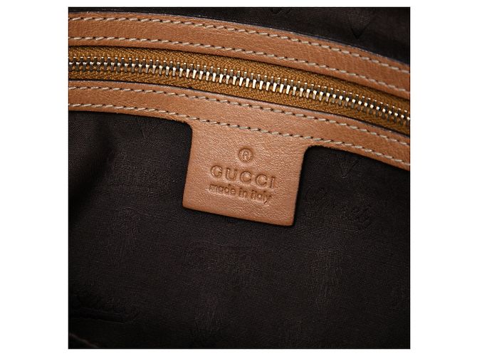 Borsa Satchel Dome Medium GG Canvas con charm Gucci Beige - vista 5