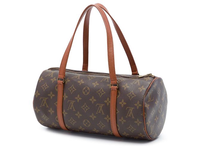 Bolsa de mão Louis Vuitton Monogram Papillon 30 Castanha Marrom - vista 2