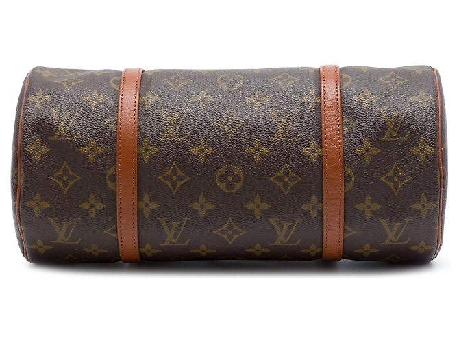 Bolsa de mão Louis Vuitton Monogram Papillon 30 Castanha Marrom - vista 3