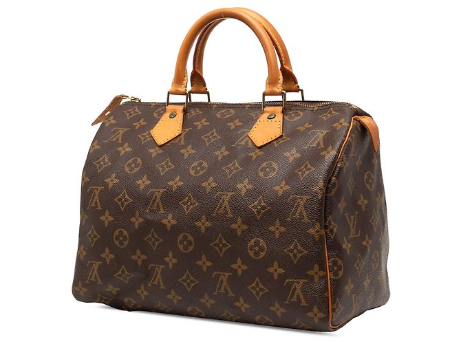 Borsa Boston Louis Vuitton Monogram Speedy 30 Marrone - vista 2