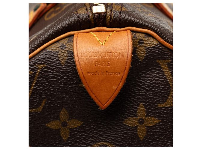 Borsa Boston Louis Vuitton Monogram Speedy 30 Marrone - vista 5