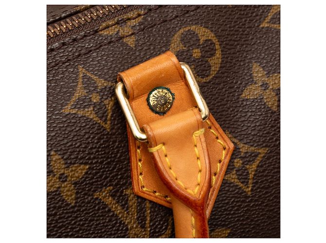 Borsa Boston Louis Vuitton Monogram Speedy 30 Marrone - vista 8