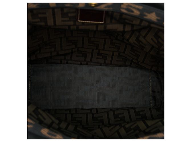 Bolso Shopping Fendi Zucca Canvas Marrón Castaño - vista 4