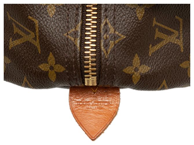Borsa da viaggio Louis Vuitton Monogram Keepall 55 Marrone - vista 5