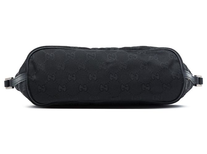 Borsa a tracolla Gucci GG Canvas Boat nera Nero - vista 3