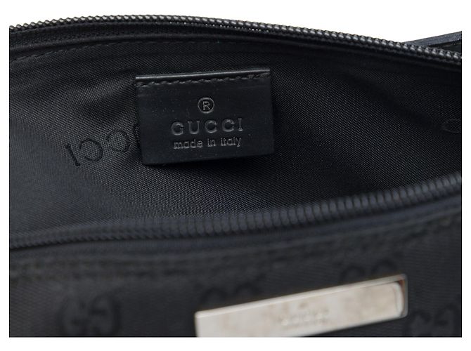 Borsa a tracolla Gucci GG Canvas Boat nera Nero - vista 5