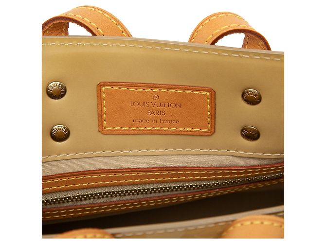 Borsa a mano Louis Vuitton Monogram Vernis Reade PM Beige - vista 5