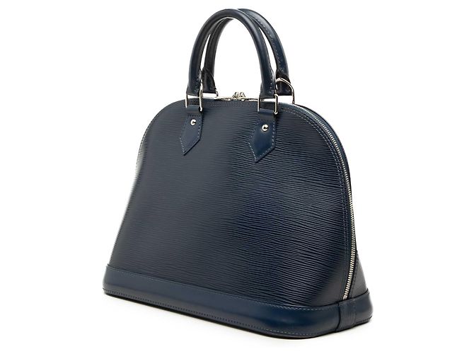 Borsa Louis Vuitton Epi Alma PM Blu - vista 2