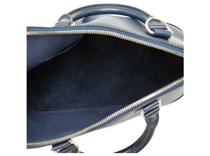 Borsa Louis Vuitton Epi Alma PM Blu - vista 4