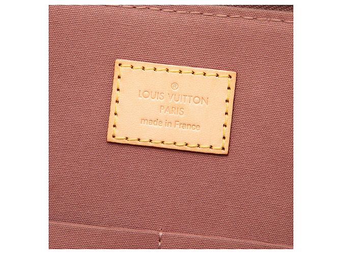 Borsa a mano Louis Vuitton Monogram Vernis Alma PM Marrone - vista 5
