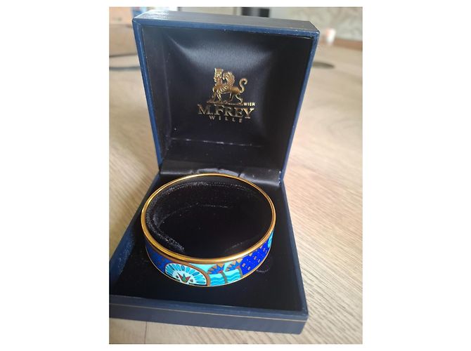 Autre Marque Set di gioielli Freywille M. Frey Wien in oro smaltato Bianco Blu Giallo Gold hardware - vista 4