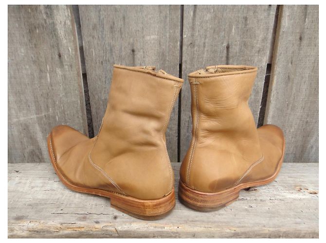 Botas de cuero N.D.C. Made By Hand Castaño - vista 5
