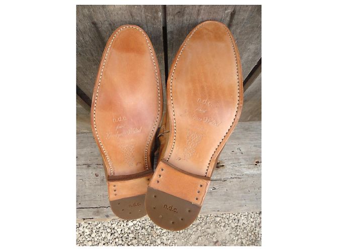 Botas de cuero N.D.C. Made By Hand Castaño - vista 6