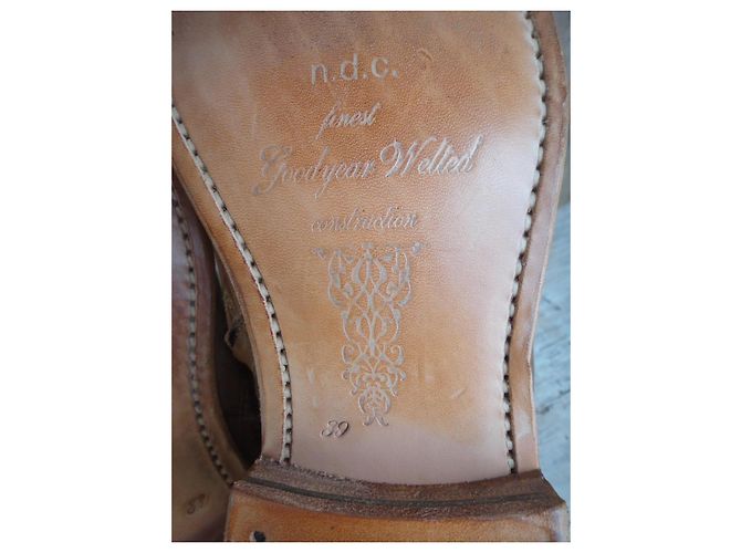 Botas de cuero N.D.C. Made By Hand Castaño - vista 8