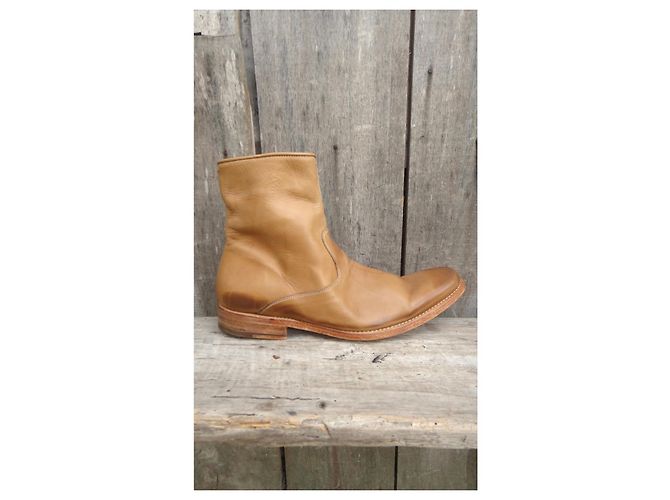 Botas de cuero N.D.C. Made By Hand Castaño - vista 9