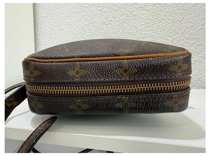 Louis Vuitton Danube PM Borsa a Tracolla Monogram Marrone Gold hardware - vista 8