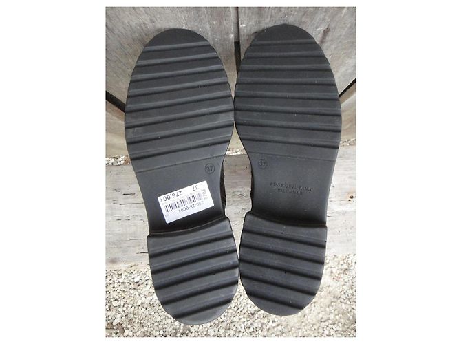 Autre Marque Pons Quintana Botines de Cuero Marrón Efecto Croco Castaño - vista 3
