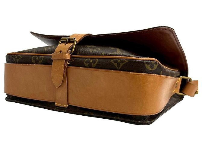 Mini borsa a tracolla Louis Vuitton Monogram Marrone - vista 8