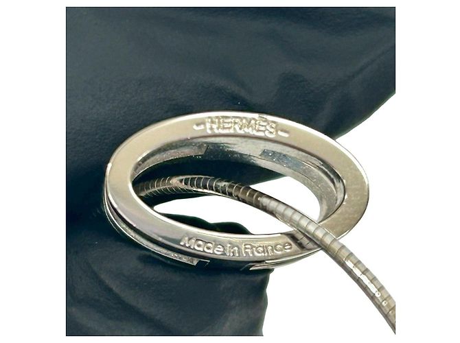 Hermès Collana Hermes Cage d H Argento - vista 2