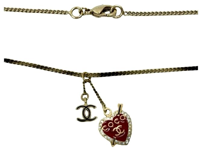Collana Chanel Coco Mark Heart D'oro - vista 3