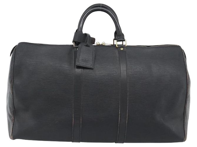 LOUIS VUITTON Epi Keepall 50 Boston Bag Black M42962 LV - vista 13