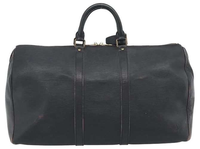 LOUIS VUITTON Epi Keepall 50 Boston Bag Black M42962 LV - vista 2