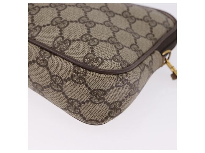 GUCCI GG Supreme Shoulder Bag PVC Beige Gold 97 02 068 - vista 14