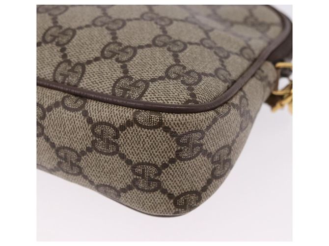 GUCCI GG Supreme Shoulder Bag PVC Beige Gold 97 02 068 - vista 16