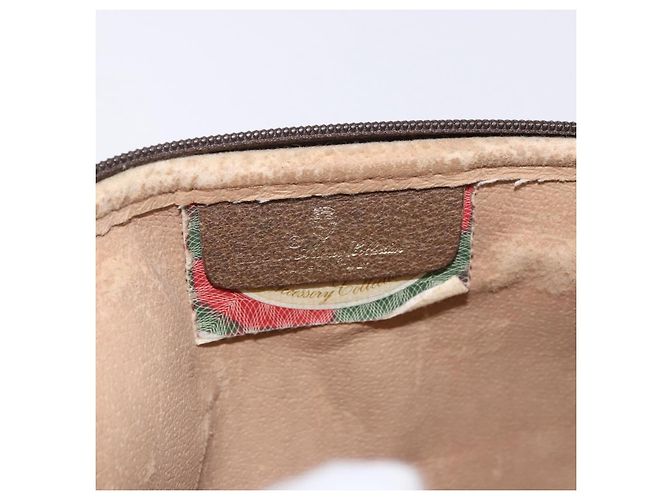 GUCCI GG Supreme Shoulder Bag PVC Beige Gold 97 02 068 - vista 18