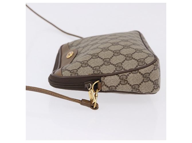 GUCCI GG Supreme Shoulder Bag PVC Beige Gold 97 02 068 - vista 4