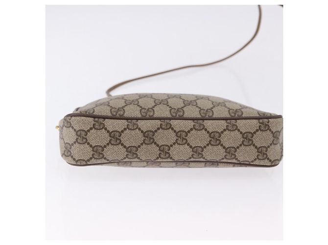 GUCCI GG Supreme Shoulder Bag PVC Beige Gold 97 02 068 - vista 5
