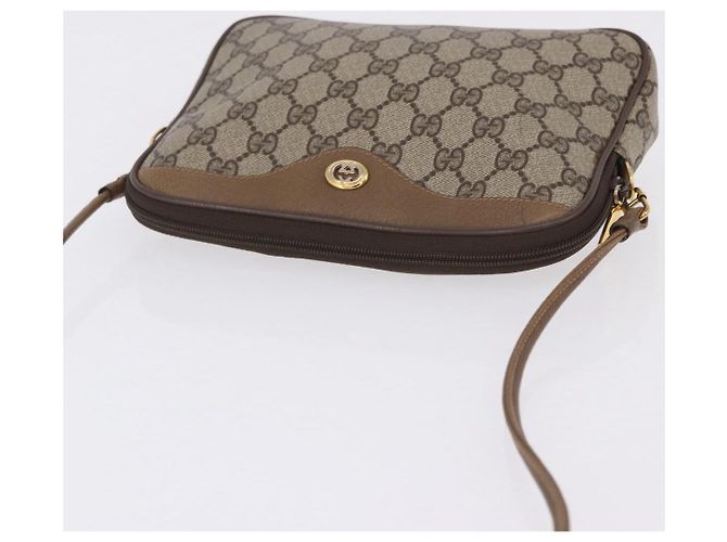 GUCCI GG Supreme Shoulder Bag PVC Beige Gold 97 02 068 - vista 6