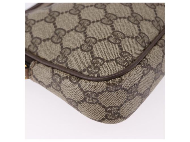 GUCCI GG Supreme Shoulder Bag PVC Beige Gold 97 02 068 - vista 9