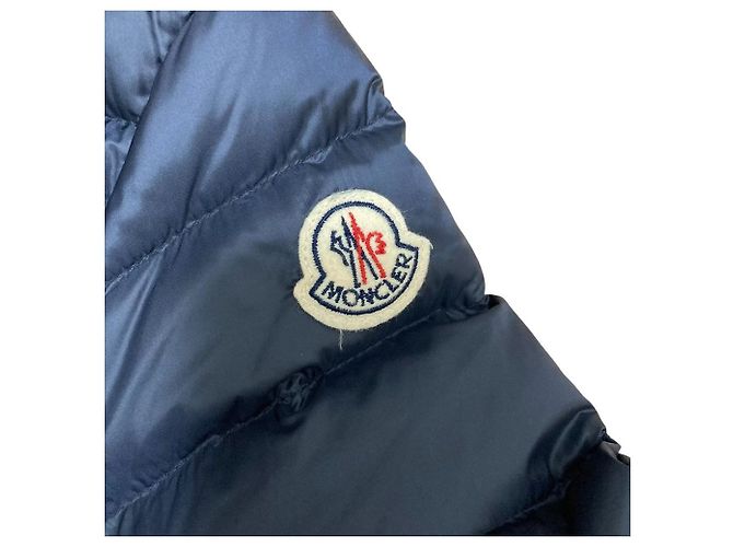 Casaco curto de penas Moncler LANS Azul - vista 5