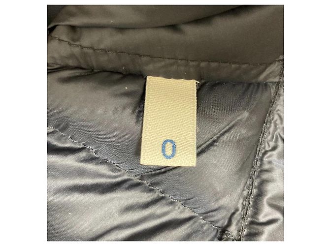 Casaco curto de penas Moncler LANS Azul - vista 7