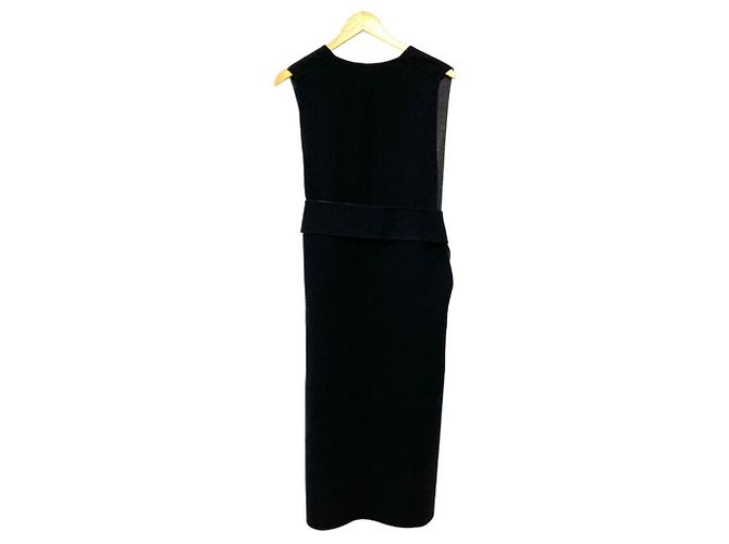 Autre Marque Drawer Wollkleid Schwarz - Ansicht 2