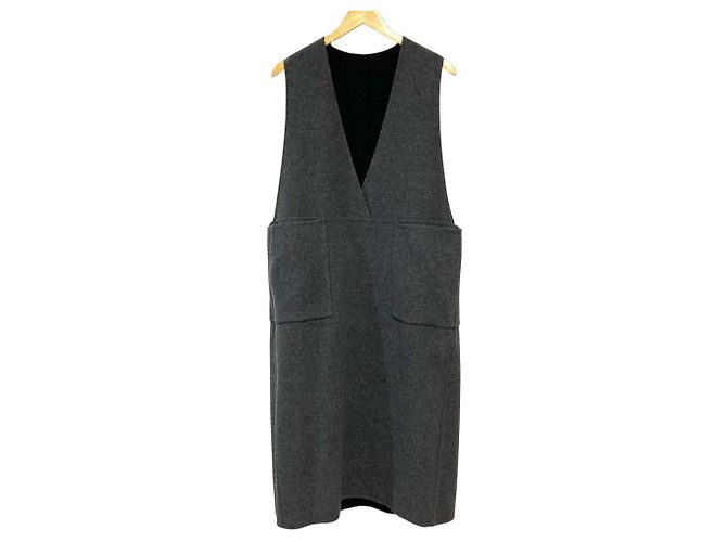 Autre Marque Drawer Wollkleid Schwarz - Ansicht 3