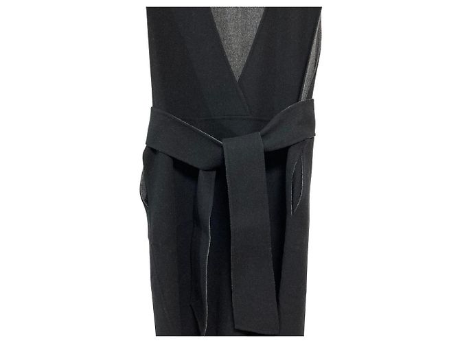 Autre Marque Drawer Wollkleid Schwarz - Ansicht 5