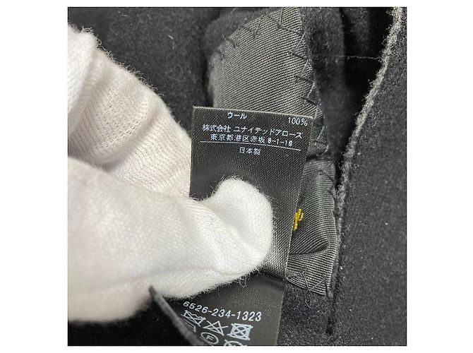 Autre Marque Drawer Wollkleid Schwarz - Ansicht 9