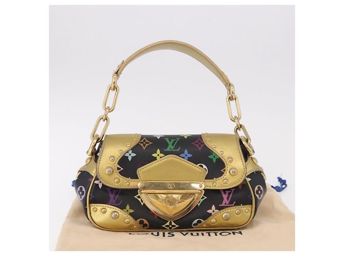 LOUIS VUITTON Monogram Multicolor Marilyn Bag Black M40207 LV - vista 12