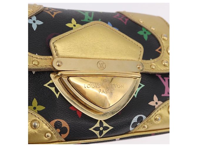 LOUIS VUITTON Monogram Multicolor Marilyn Bag Black M40207 LV - vista 17