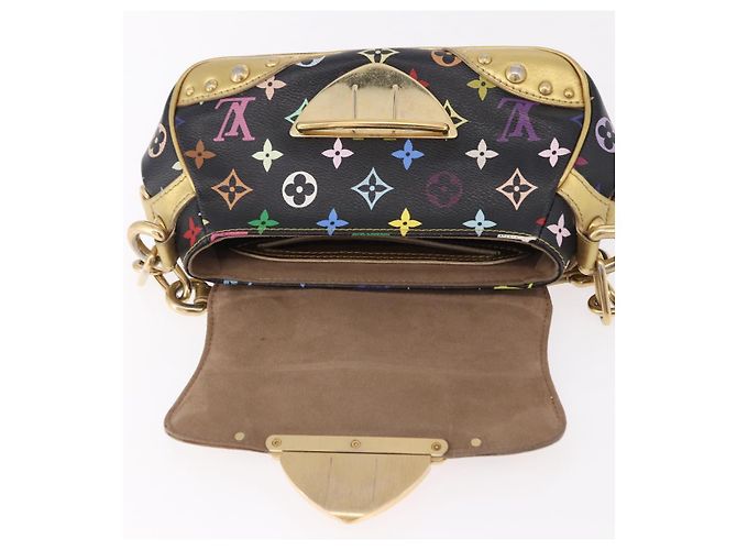 LOUIS VUITTON Monogram Multicolor Marilyn Bag Black M40207 LV - vista 18