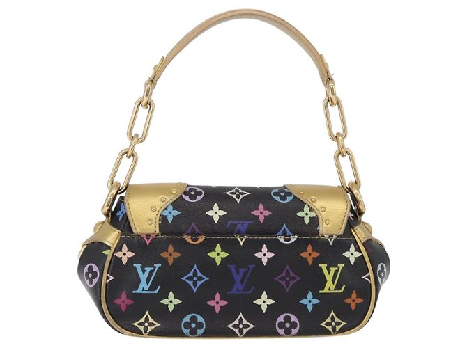 LOUIS VUITTON Monogram Multicolor Marilyn Bag Black M40207 LV - vista 2