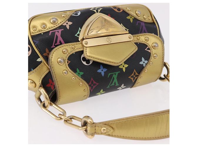 LOUIS VUITTON Monogram Multicolor Marilyn Bag Black M40207 LV - vista 6