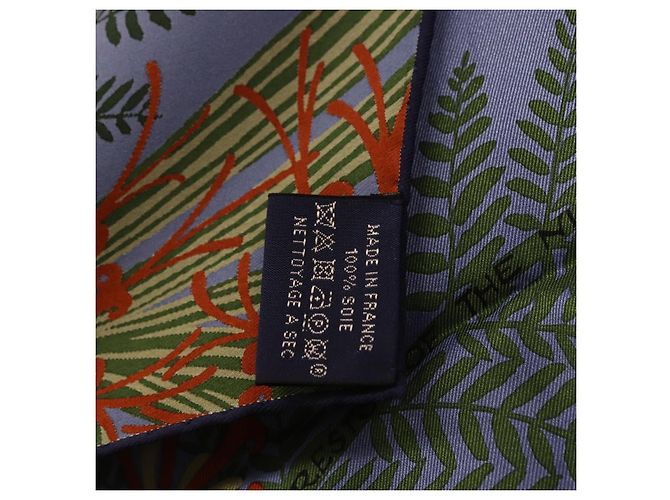 Hermès HERMES Carre 70 Scarf  Tiger  Silk Red - vista 12