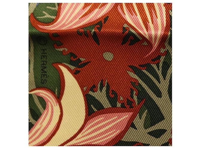 Hermès HERMES Carre 70 Scarf  Tiger  Silk Red - vista 6