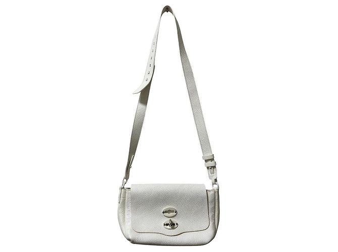 Autre Marque Zanellato Postina Baby Borsa a tracolla 2way in pelle Bianco - vista 5