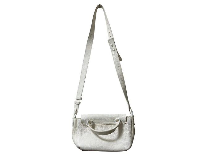 Autre Marque Zanellato Postina Baby Borsa a tracolla 2way in pelle Bianco - vista 6