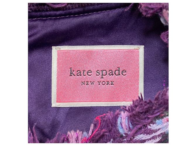 kate spade Tweed-Kleid Mehrfarben Lila - Ansicht 4