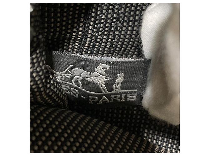 Hermès Herline PM Canvas Tote Bag Braun - vista 11